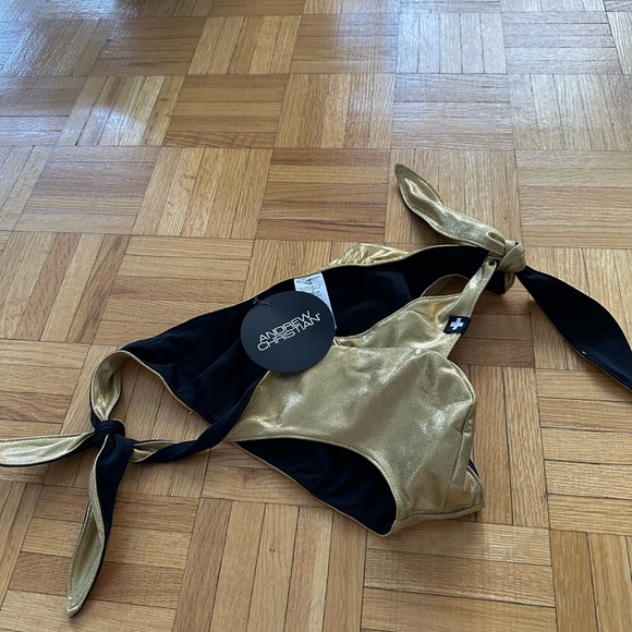 Andrew Christian - Gold and Black Men Bikini - Picture 4 of 4